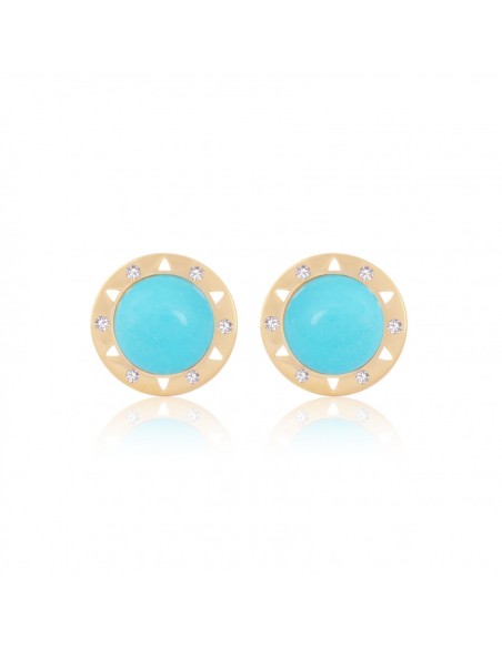La Dolce Vita Turquoise Earrings