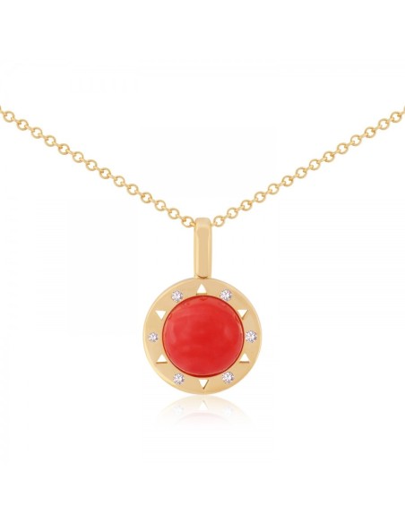 Dolce Vita coral pendant