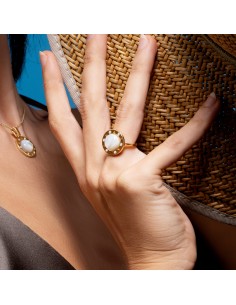 Mother of Pearl Ring La Dolce Vita 2