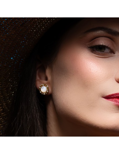 Mother of Pearl Earrings La dolce vita