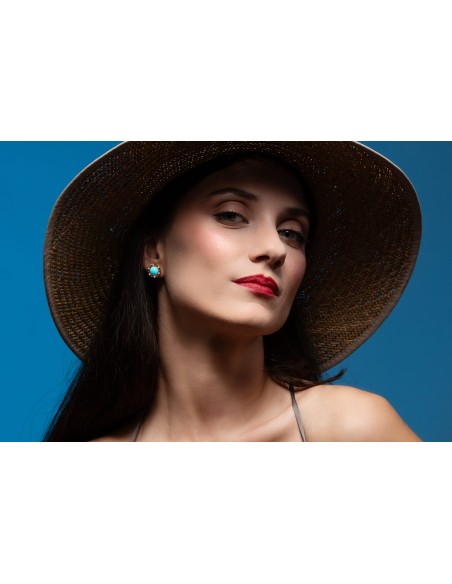 La Dolce Vita Turquoise Earrings