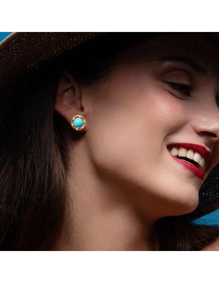La Dolce Vita Turquoise Earrings