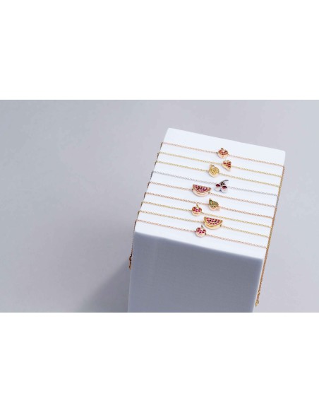 Yellow Gold Leaf With Chain