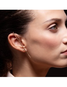 Raffaella Yellow Gold Earrings Diamonds 2