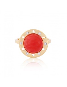 La Dolce Vita coral ring