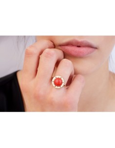 La Dolce Vita coral ring 2
