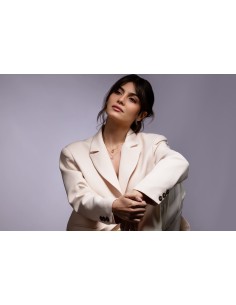 Embroidered Yellow Gold Diamond Pendant 2