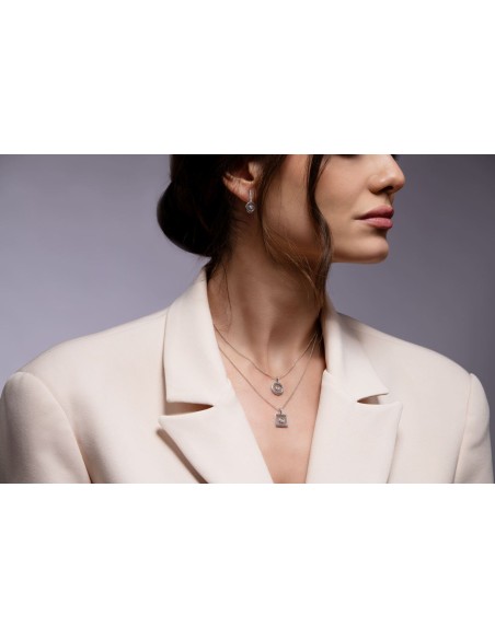 Ricami Pendente Oro Bianco