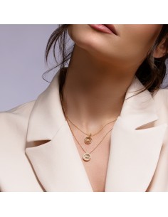 Ricami Pendant Yellow Gold (circular) 2