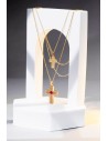 Croce Oro Giallo Rubino